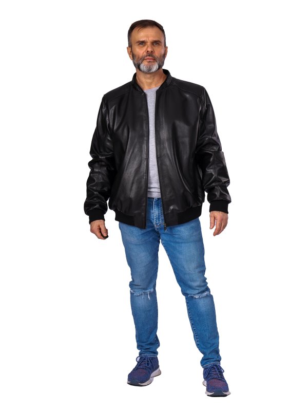 Чоловіча шкіряна куртка
18-9671