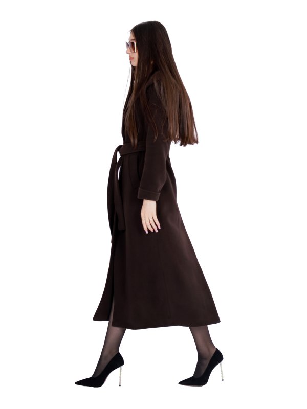 Кашемировое зимнее пальто для женщин 12-1109