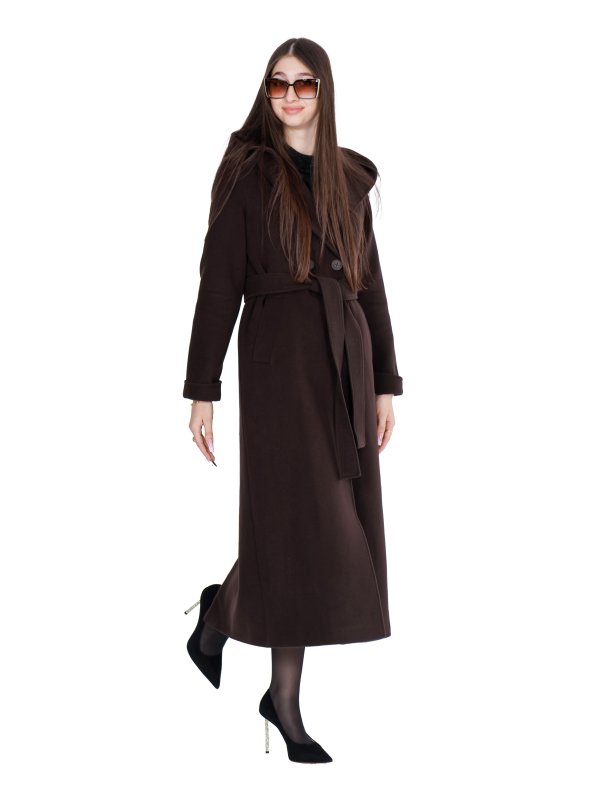 Кашемировое зимнее пальто для женщин 12-1109