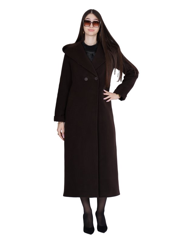 Кашемировое зимнее пальто для женщин 12-1109