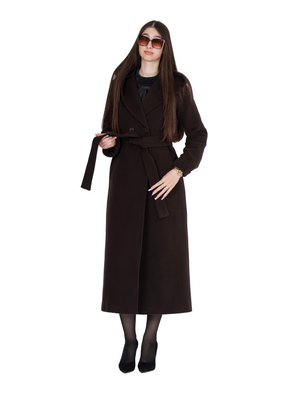 Кашемировое зимнее пальто для женщин 12-1109
