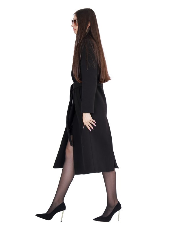 Зимове кашемірове пальто для жінок 48-221