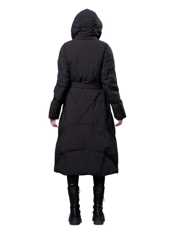 Жіночий зимовий пуховик з натуральним або штучним наповнювачем 36-1332