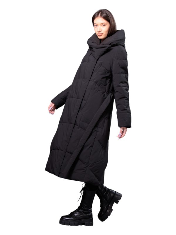 Жіночий зимовий пуховик з натуральним або штучним наповнювачем 36-1332