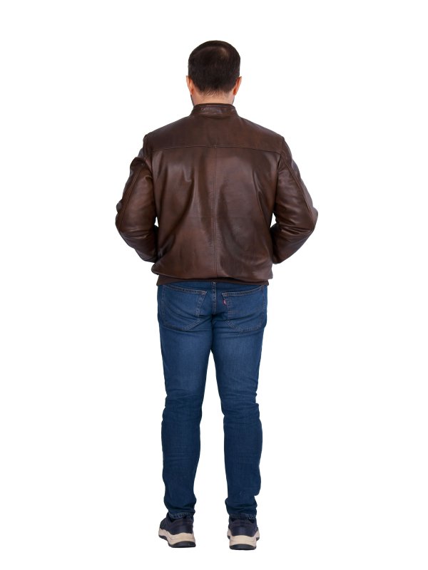 Чоловіча шкіряна куртка
18-9676