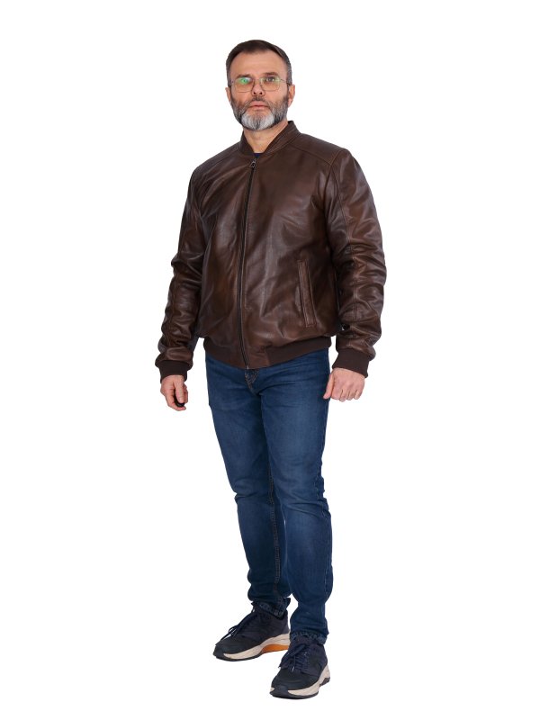 Чоловіча шкіряна куртка
18-9676