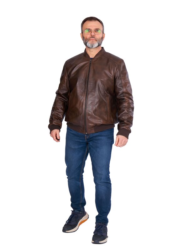 Чоловіча шкіряна куртка
18-9676