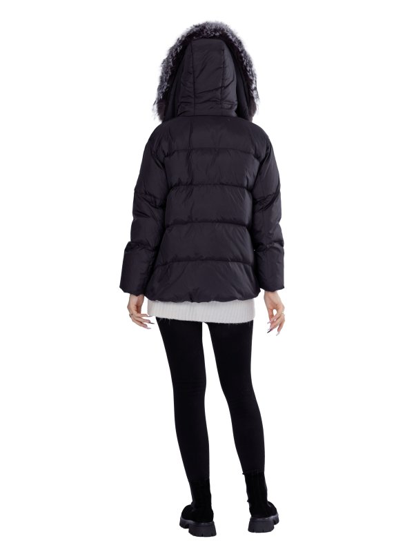 Женский зимний пуховик с натуральным или искусственным наполнителем 36-1470