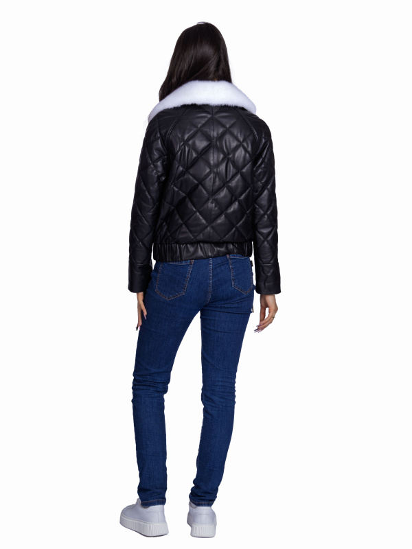 Женская кожаная куртка 26-929