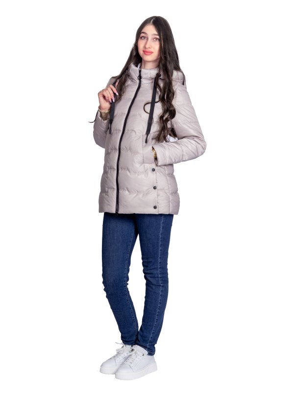 Куртка жіноча демісезонна текстильна 49-427