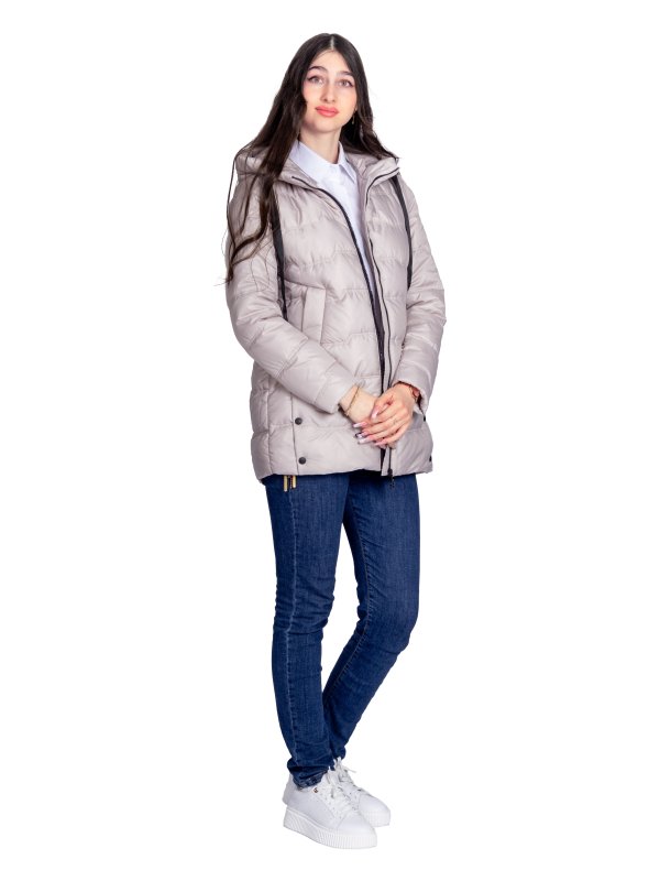 Куртка жіноча демісезонна текстильна 49-427