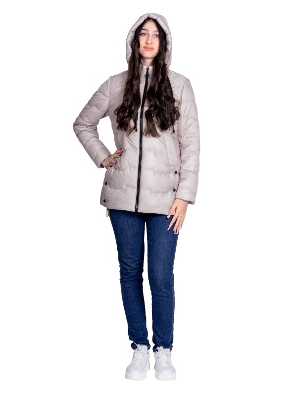 Куртка жіноча демісезонна текстильна 49-427