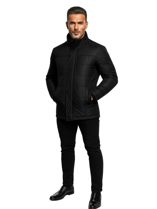 Чоловіча демісезонна куртка з текстилю
27-617