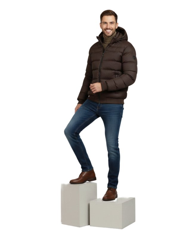 Мужской зимний пуховик из текстиля
36-1550