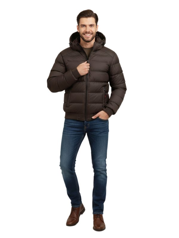 Мужской зимний пуховик из текстиля
36-1550