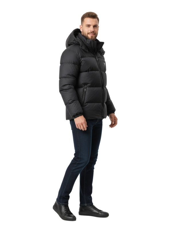 Мужской зимний пуховик из текстиля
36-1538