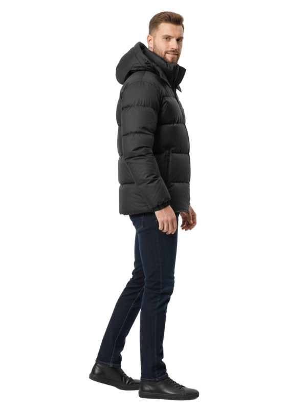 Чоловічий зимовий пуховик з текстилю
36-1539