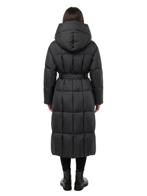 Жіночий зимовий пуховик з натуральним або штучним наповнювачем 36-1516