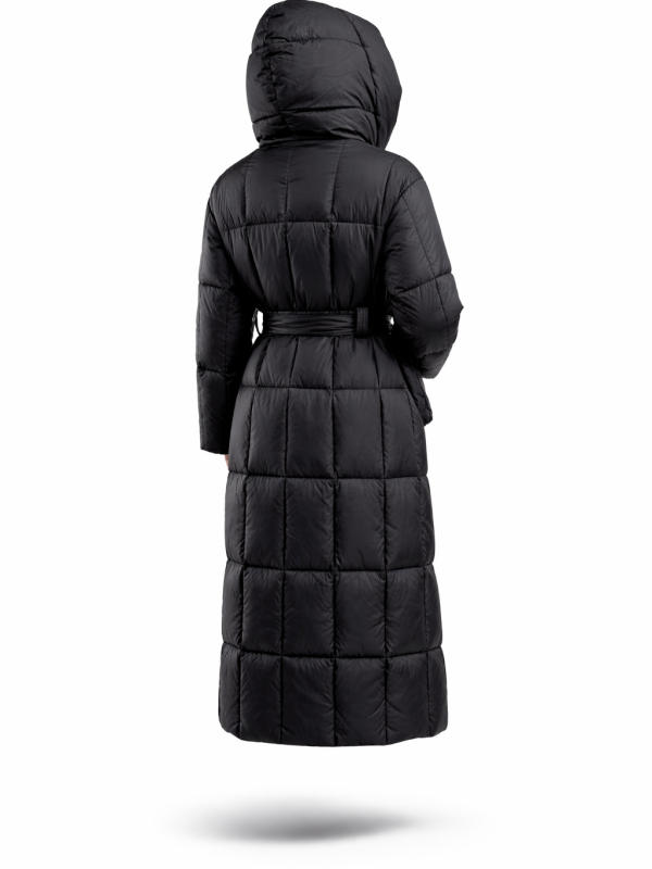 Жіночий зимовий пуховик з натуральним або штучним наповнювачем 36-1516