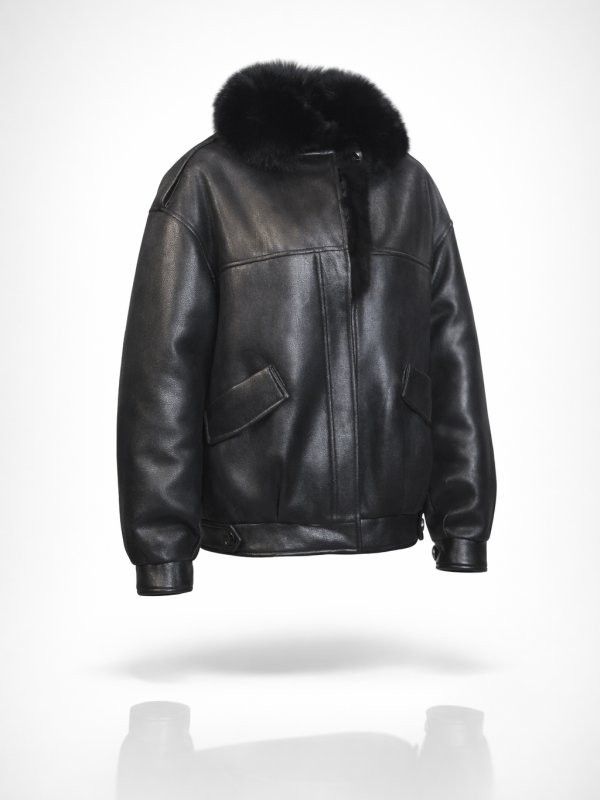 Жіночий зимовий пуховик з натуральним або штучним наповнювачем 36-1570