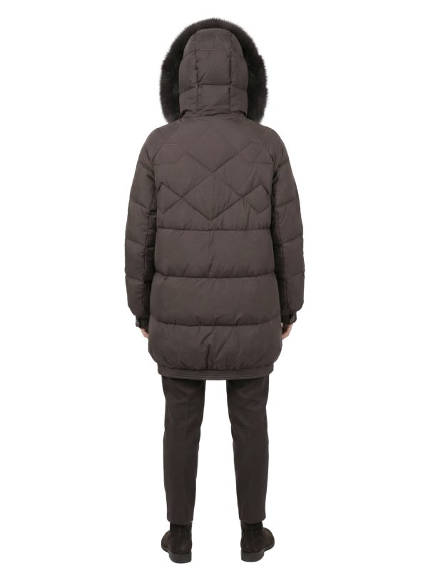 Жіночий зимовий пуховик з натуральним або штучним наповнювачем 36-1573