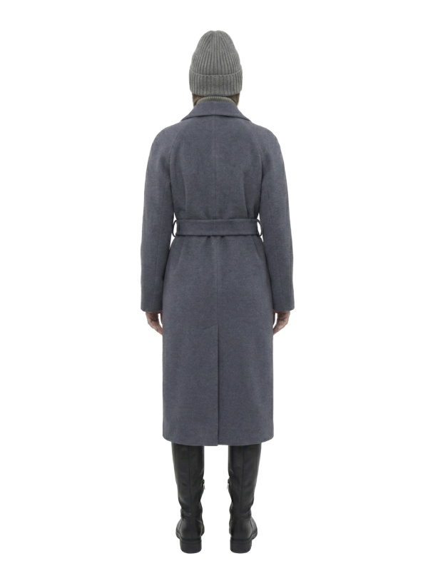 Зимове кашемірове пальто для жінок 48-260