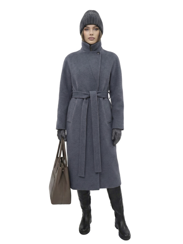 Зимове кашемірове пальто для жінок 48-260