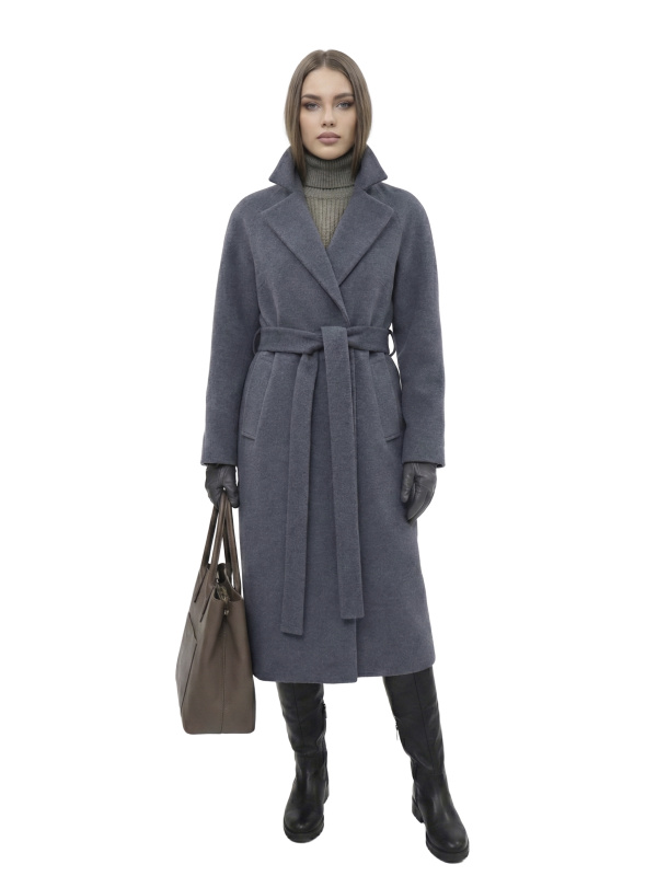 Зимове кашемірове пальто для жінок 48-260