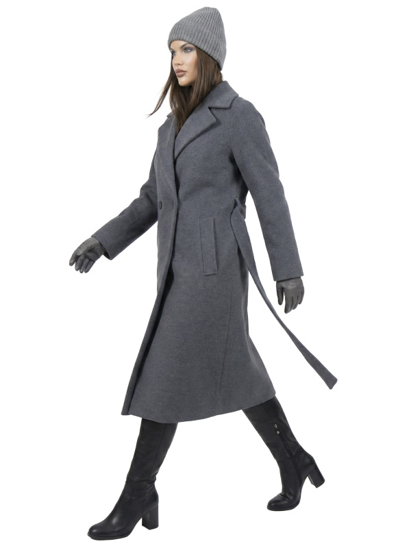Зимове кашемірове пальто для жінок 48-260
