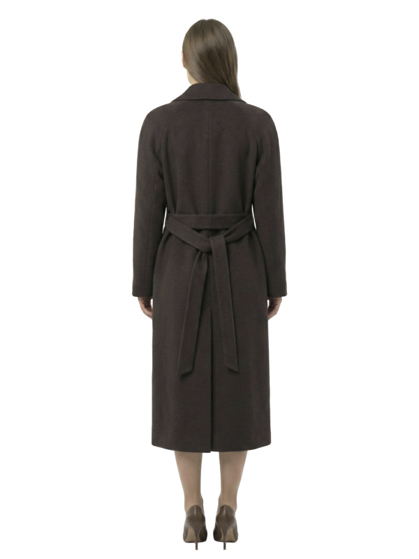 Зимове кашемірове пальто для жінок 48-257