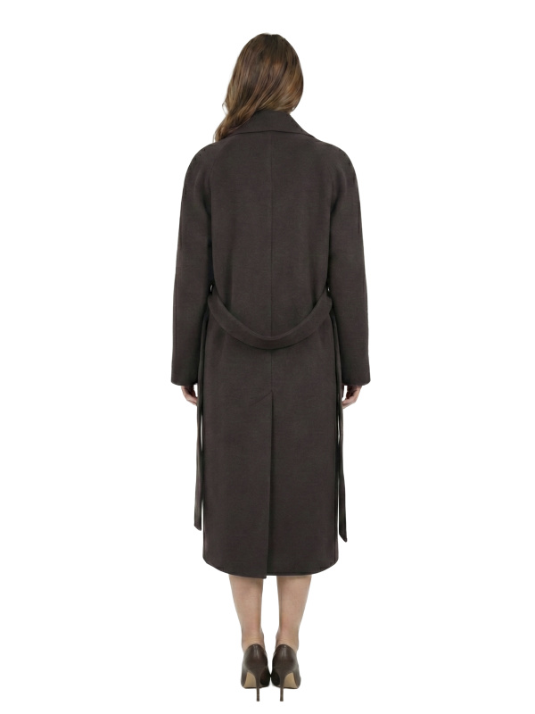 Зимове кашемірове пальто для жінок 48-257