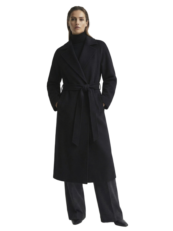 Зимове кашемірове пальто для жінок 48-263
