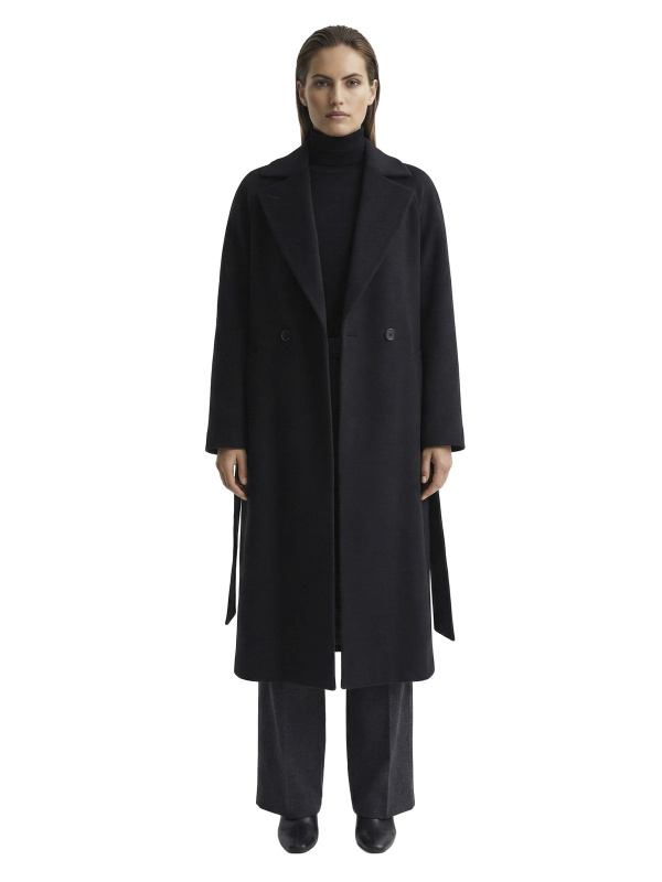 Зимове кашемірове пальто для жінок 48-263