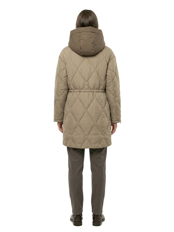 Жіночий зимовий пуховик з натуральним або штучним наповнювачем 36-1534