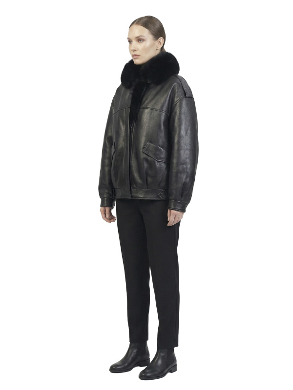 Жіночий зимовий пуховик з натуральним або штучним наповнювачем 36-1570