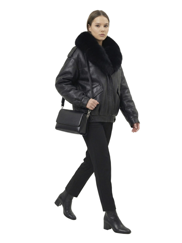 Жіночий зимовий пуховик з натуральним або штучним наповнювачем 36-1570