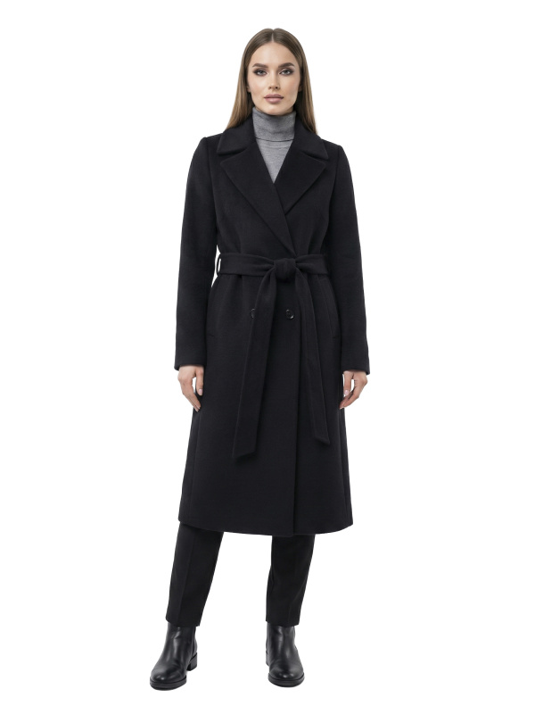 Зимове кашемірове пальто для жінок 48-269