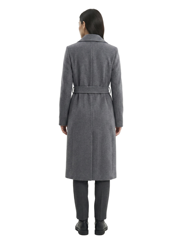 Зимове кашемірове пальто для жінок 48-266