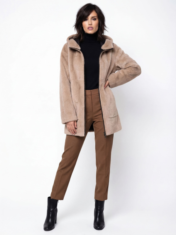 Куртка жіноча демісезонна з еко-шкіри 47-86