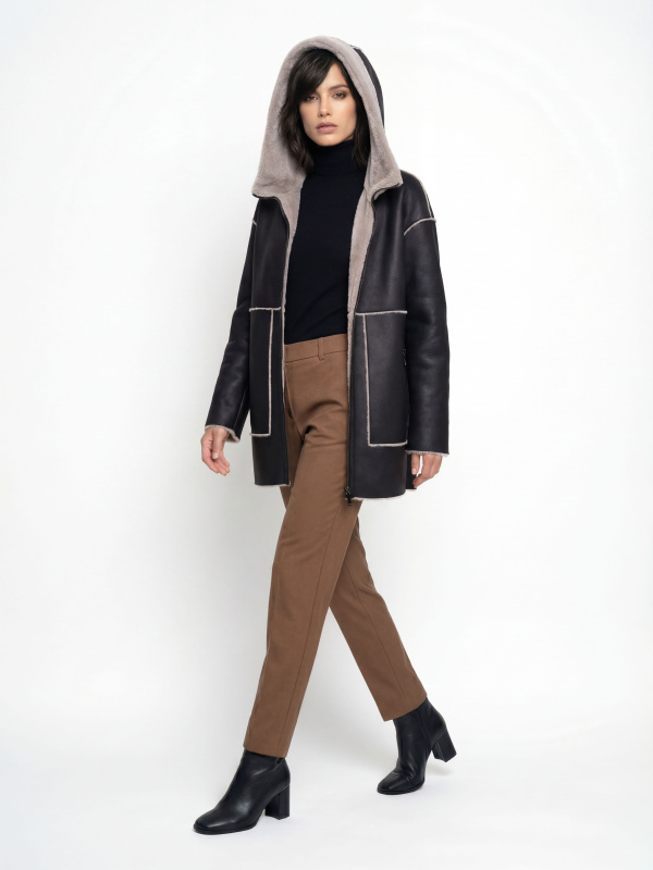 Куртка жіноча демісезонна з еко-шкіри 47-86