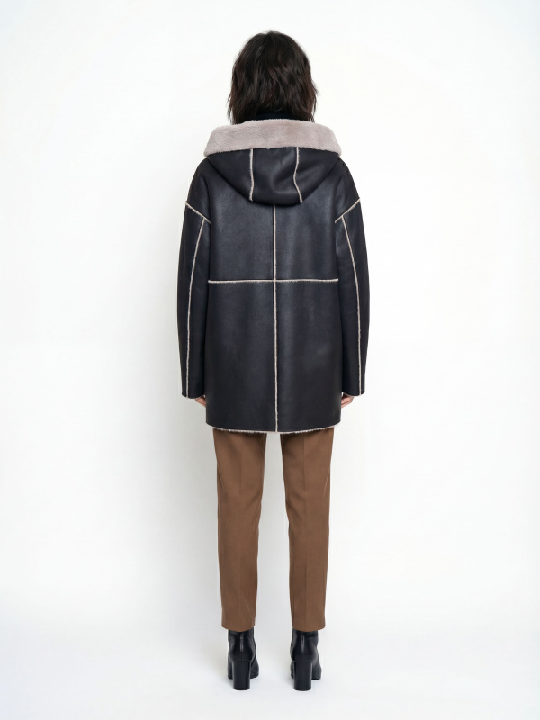 Куртка жіноча демісезонна з еко-шкіри 47-86