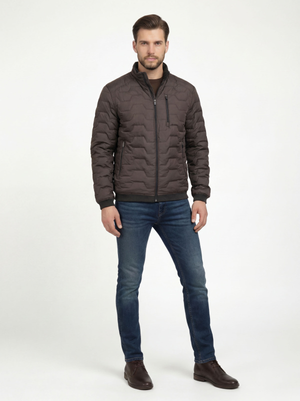 Чоловіча демісезонна куртка з текстилю
27-806